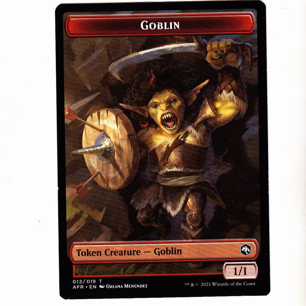 Goblin - Red - Token Creature - Magic the Gathering Trading Card